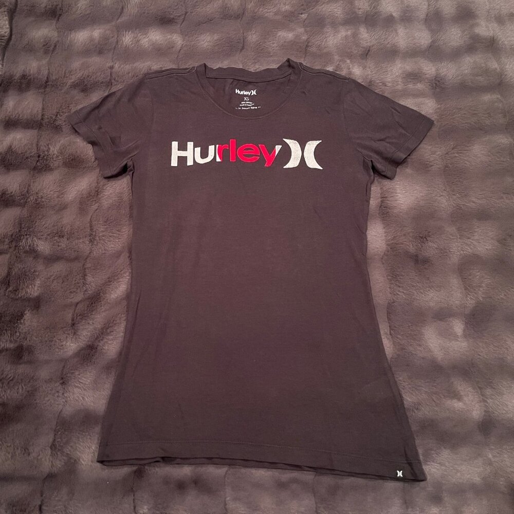 Hurley Women's Short Sleeve T-Shirt - XS - Black - NWOT